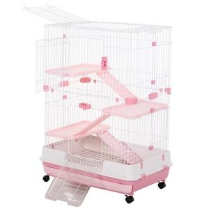 pink 3 story rat/bunny/hamster/small animal cage
